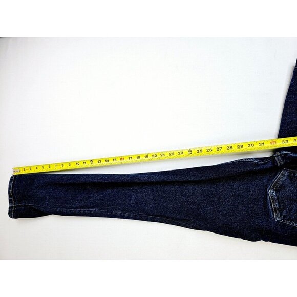 RSQ Size 30X32 Men's Relaxed Taper Blue Denim 5 Pocket Logo Tag Jeans - Picture 6 of 11